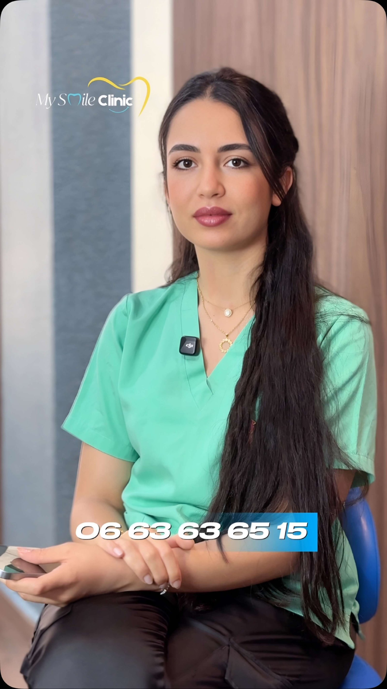 Le Dr Dina Morchid au cabinet
